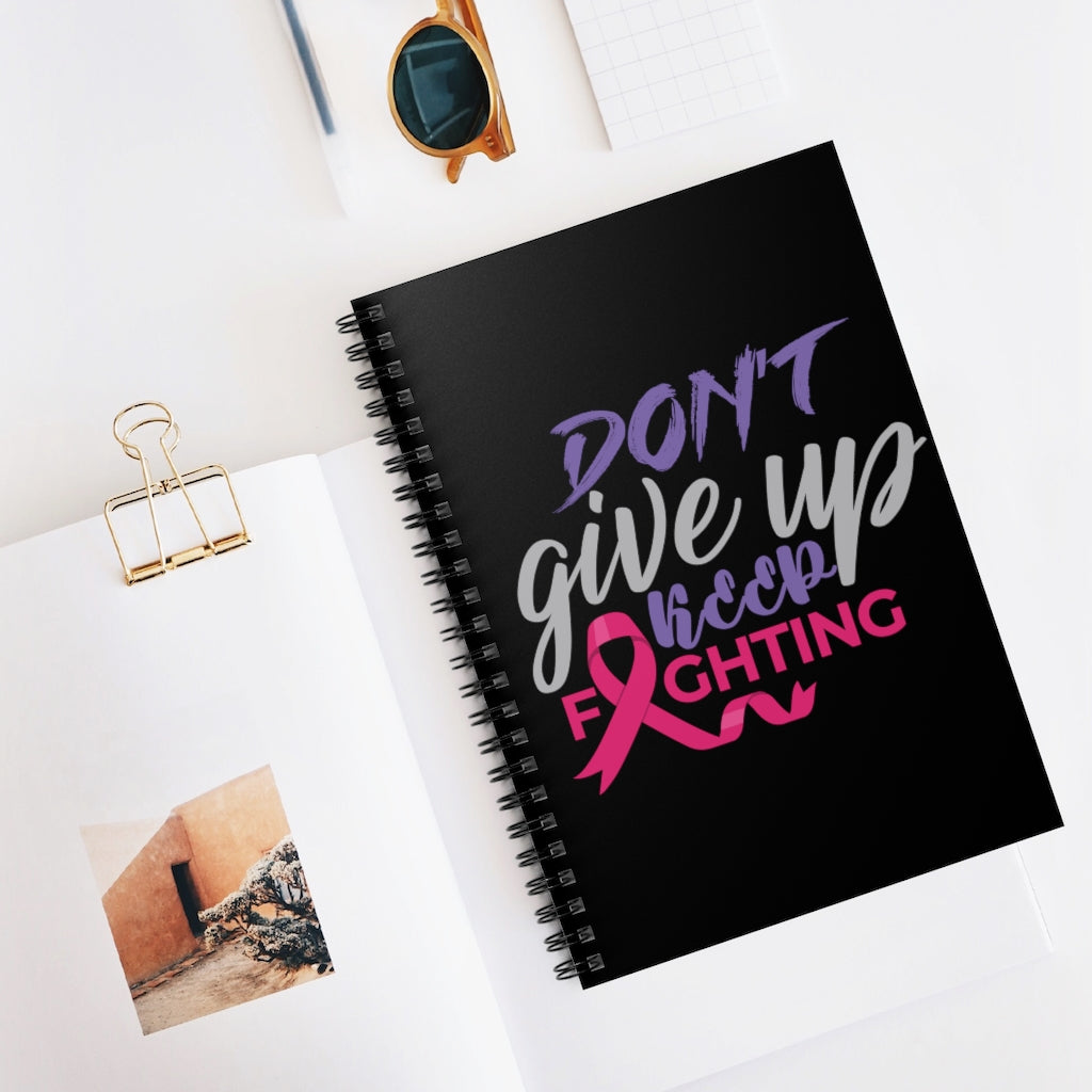 DGUKF Black Spiral Notebook