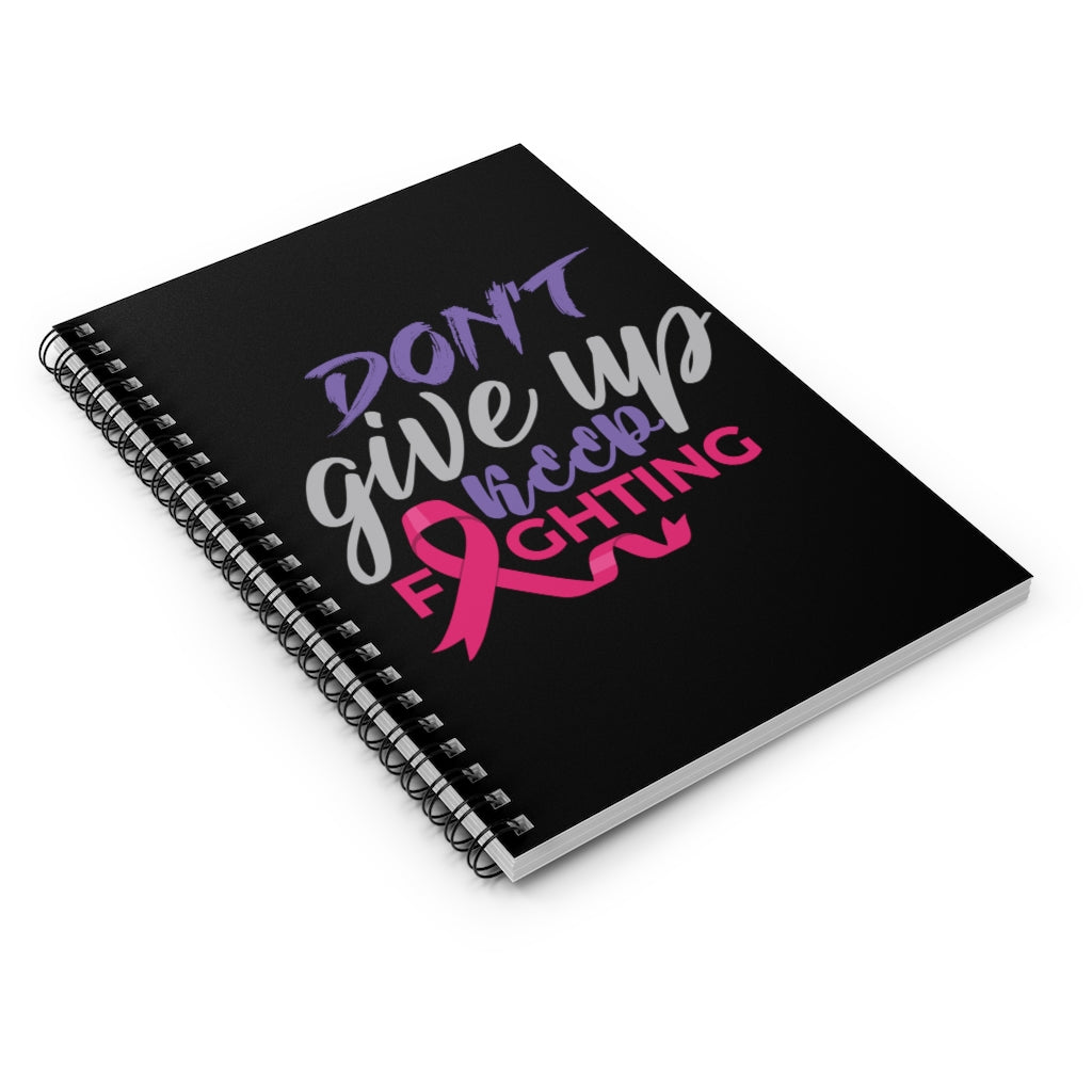 DGUKF Black Spiral Notebook