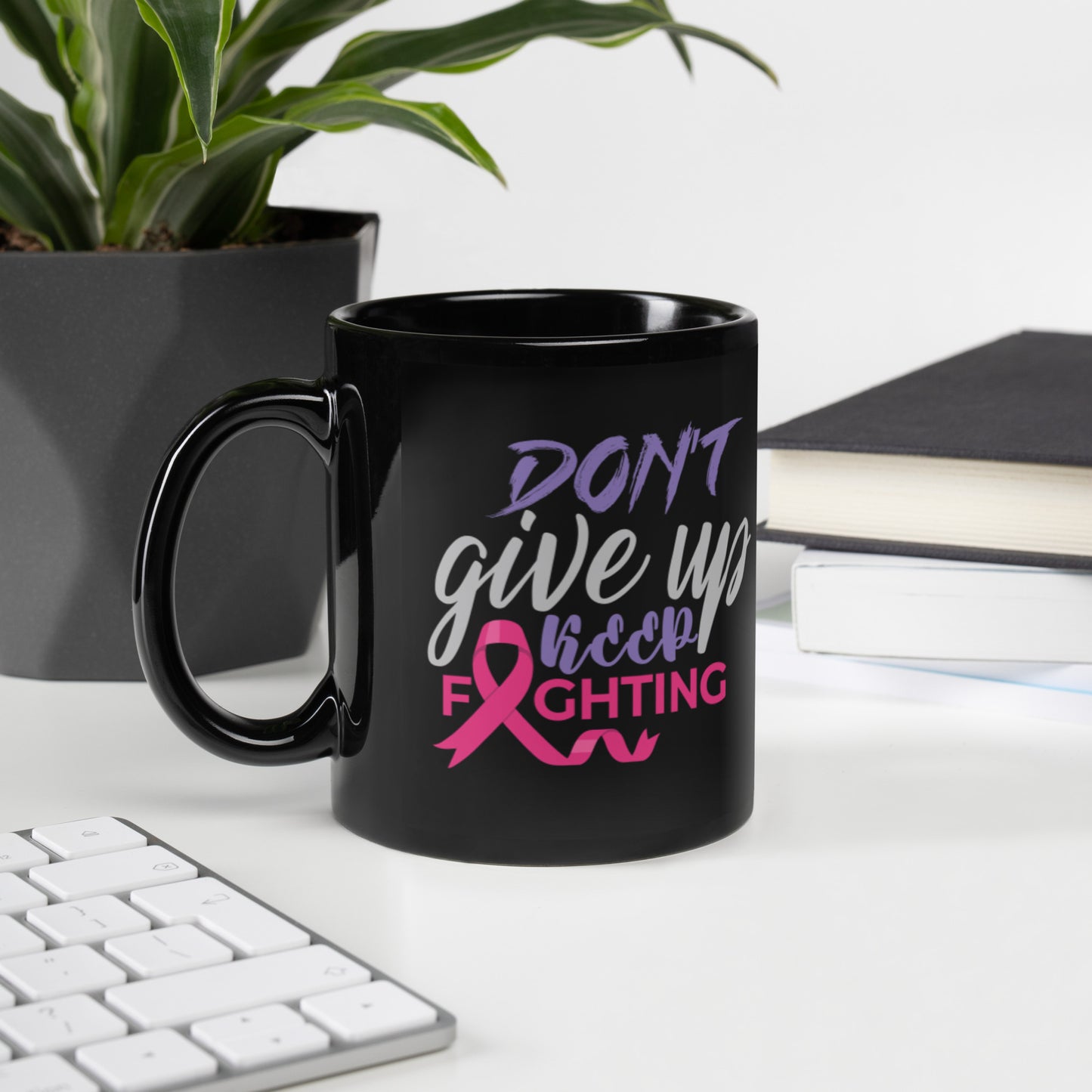 DGUKF Black Glossy Mug