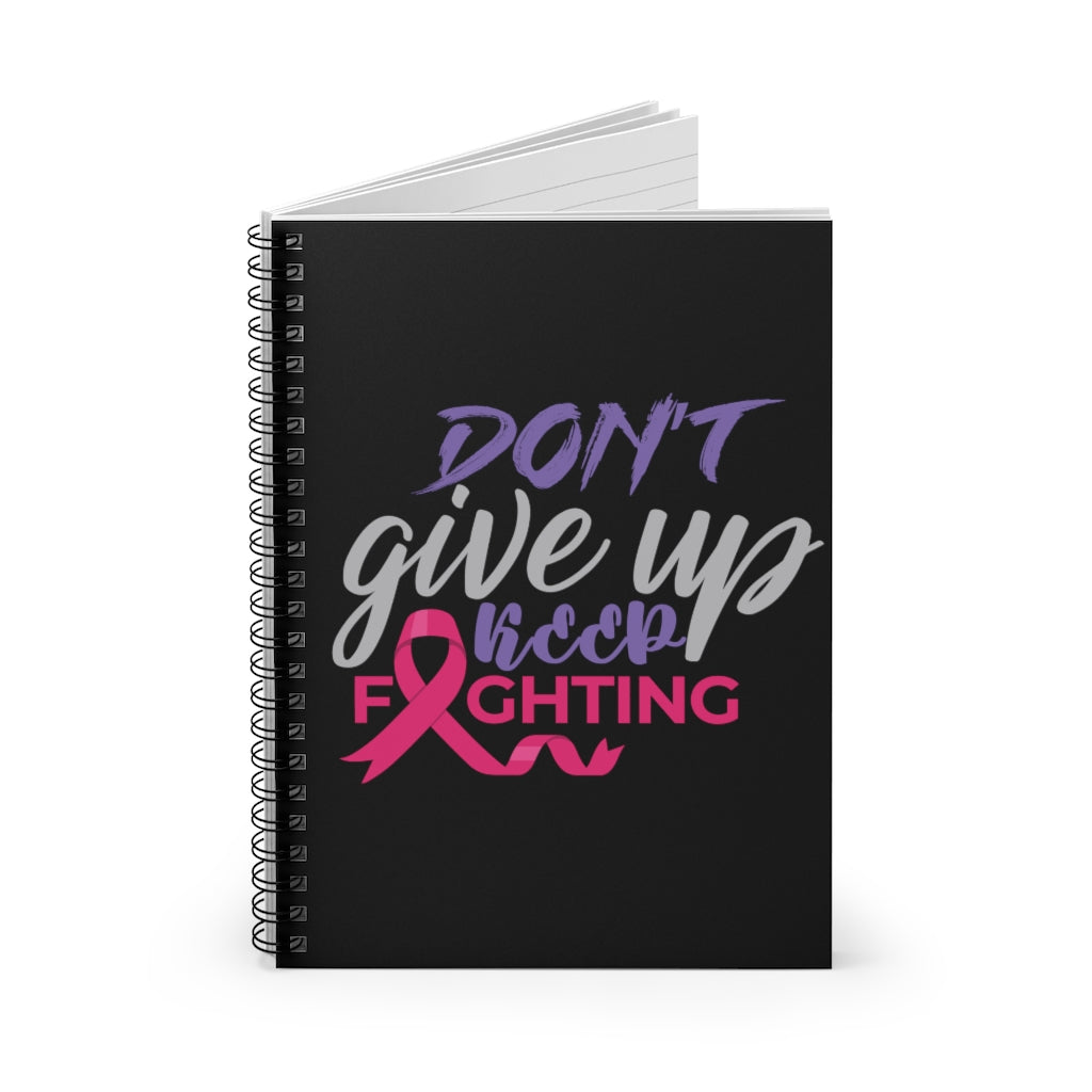DGUKF Black Spiral Notebook